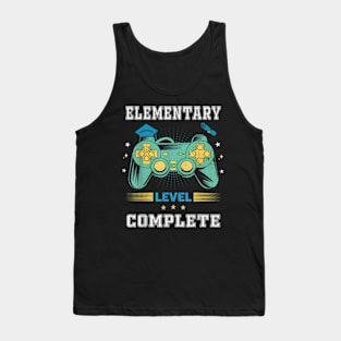 Elementary School Graduation Gamer Kids Tank Top